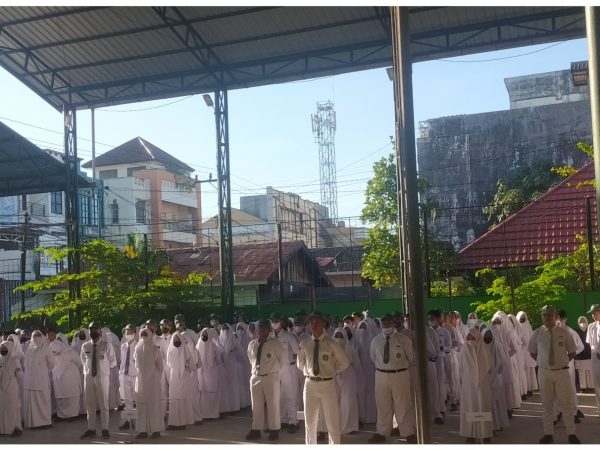 Upacara Bendera Pertama Pasca Pandemi Covid-19