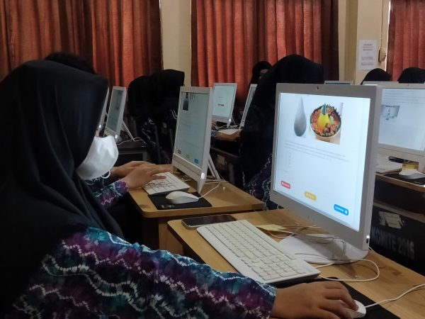 Siswa MAN 1 Banjarmasin Tekun dan Teliti Ikuti Simulasi Pertama Asesmen Nasional Tingkat SMA/MA Tahun 2022