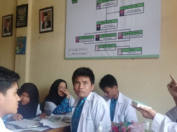 Perkenalkan Variasi Golongan Darah, Peserta Didik MAN 1 Banjarmasin Gelar Uji Golongan Darah