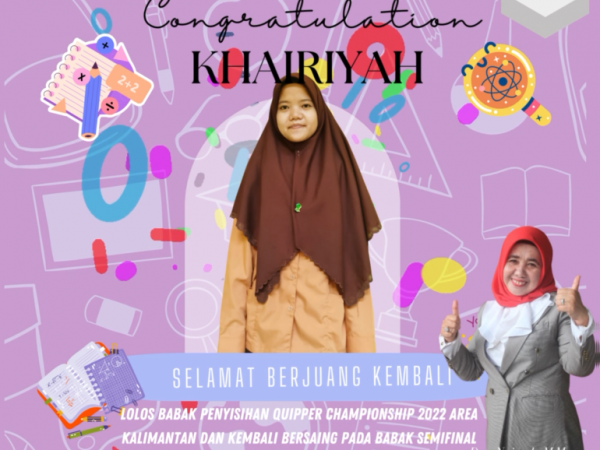 Masuk Babak Semifinal, Siswi MAN 1 Banjarmasin Lolos Babak Penyisihan Area Kalimantan Dalam Quipper Championship Tahun 2022