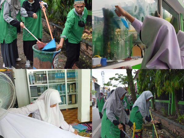 Awali Semester Genap Dengan Madrasah Bersih dan Sehat, Warga MAN 1 Banjarmasin Gontong Royong Laksanakan Kebersihan Lingkungan Madrasah