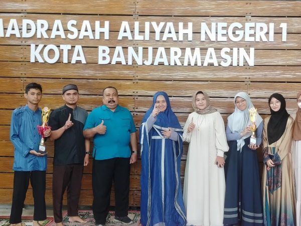 Dua Tim MAN 1 Banjarmasin Borong Juara 1 dan 2 Pada Lomba Cerdas Cermat Matematika Se-Kota Banjarmasin Tahun 2023