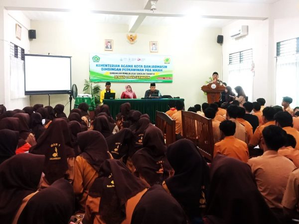 Seksi Bimas Islam Kemenag Banjarmasin Laksanakan Bimbingan Perkawinan Pra Nikah bagi Remaja Usia Sekolah