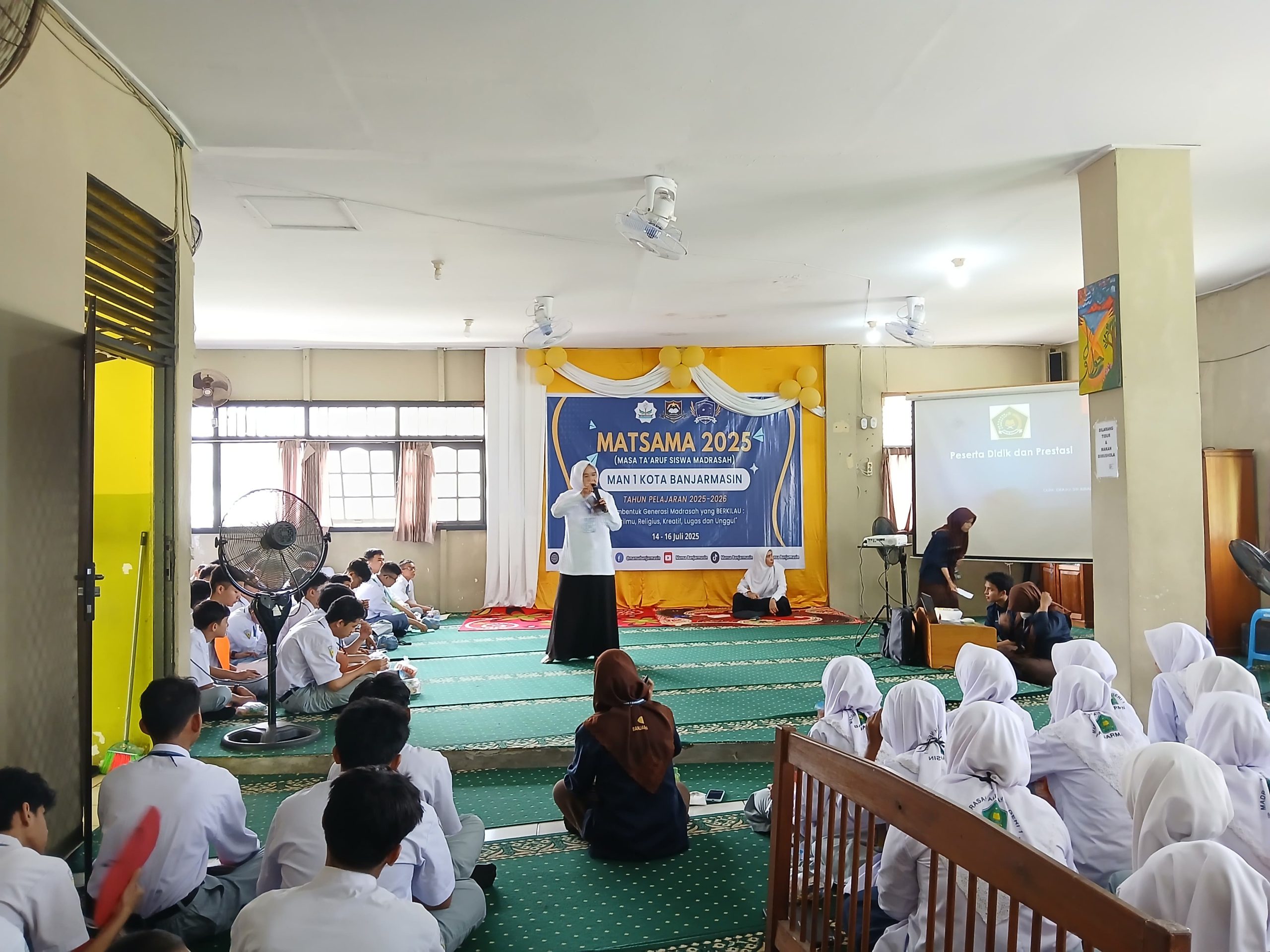 Kegiatan MATSAMA, Wakamad Bidang Kesiswaan Tekankan Peran Peserta Didik dalam Mengukir Prestasi