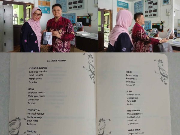 Guru MAN 1 Banjarmasin Sumbang Karya Sastra Nasional, Buku SONIAN Diterima Perpustakaan Madrasah
