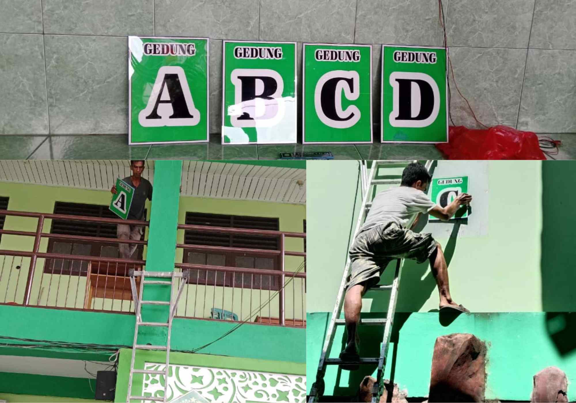 Identitas Gedung Terpasang, Lingkungan MAN 1 Kota Banjarmasin Makin Tertata