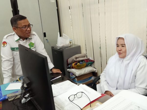 Koordinasi Pembina Pramuka dan Wakamad Kesiswaan MAN 1 Kota Banjarmasin Bahas Persiapan Persami Siswa Kelas X