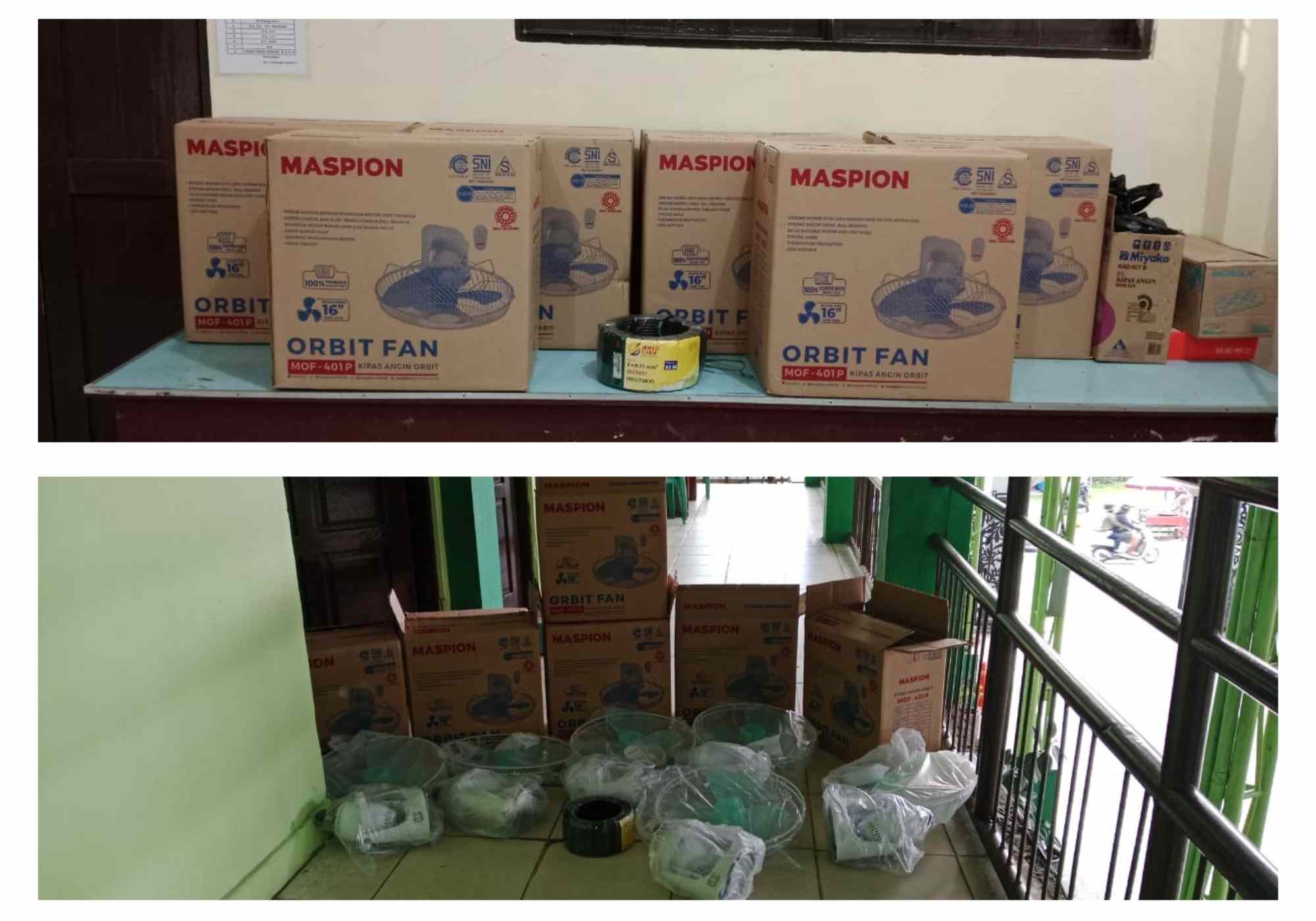 MAN 1 Kota Banjarmasin Tambah Fasilitas Kipas Angin untuk Tingkatkan Kenyamanan Kelas